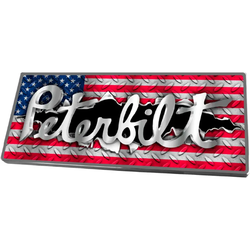 Peterbilt Rectangular Emblem Usa 1