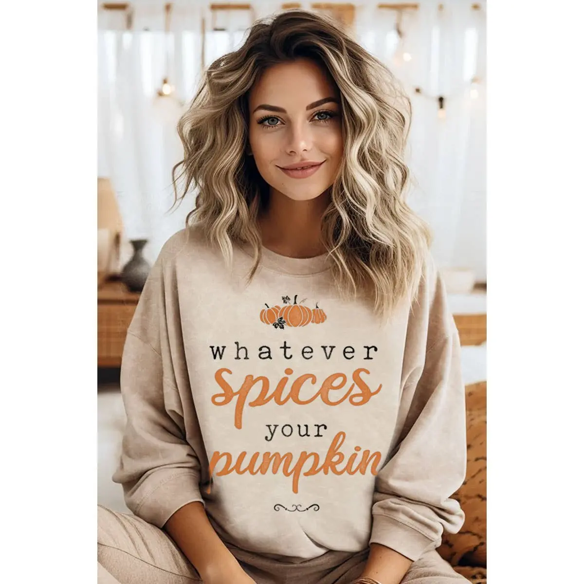 Whatever Spices Your Pumpkin Sweatshirt 1