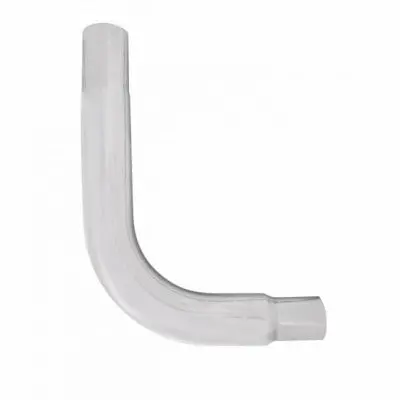 #E90-65-3524 Chrome 90 Degree Exhaust Elbow, Reduce 6" O.D To 5" O.D. - 35" X 24" 1
