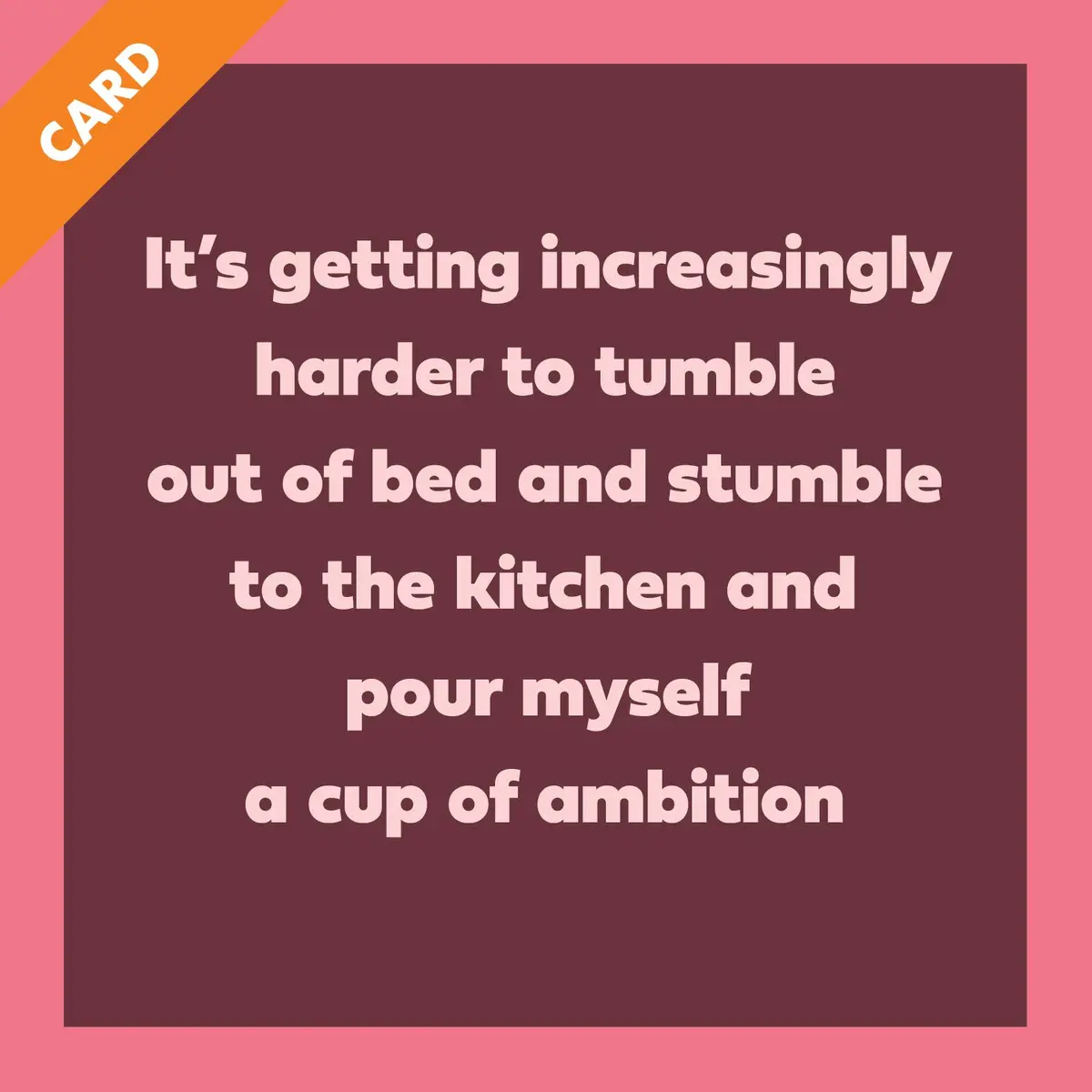 Card Cup Of Ambition | Funny Gift | Kitsch Greeting Cards 1
