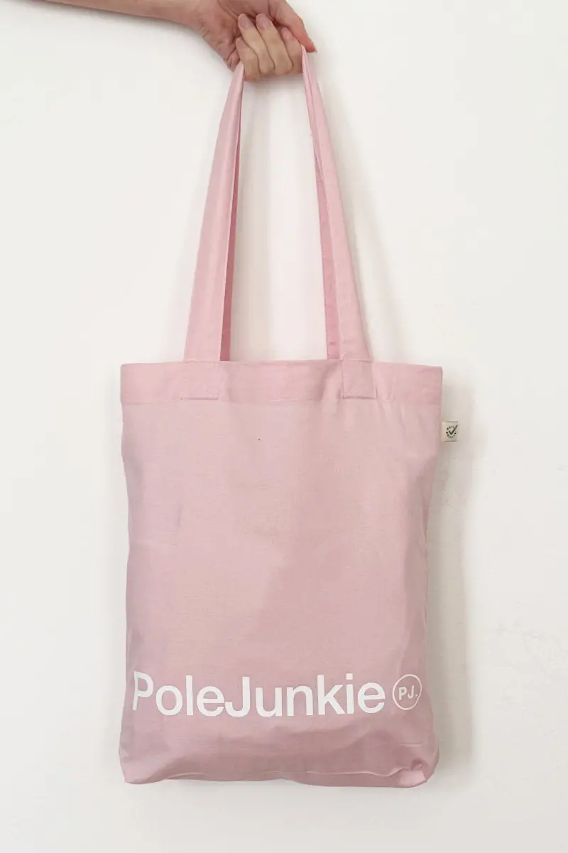 Pole Junkie Tote Bag - Baby Pink 1