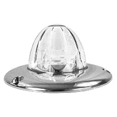 Legendary 3 Inch Watermelon Style Light W/ Flat Bezel - Purple Led / Clear Glass Lens 23003Cp-3 1