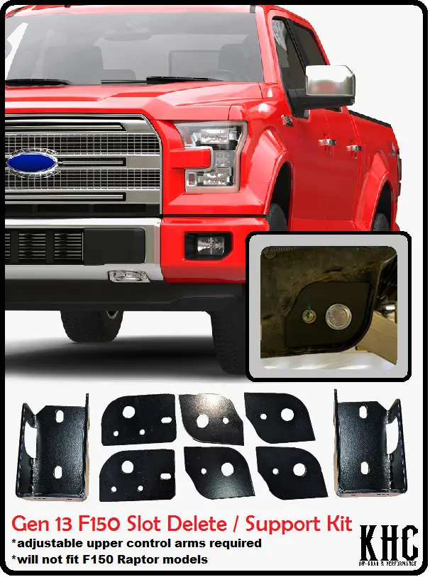 13Th (2015-2020) Generation F150 Slot Delete / Support Kit 1