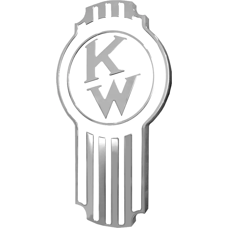 Kenworth Emblem Engraved Old Style White 108 1