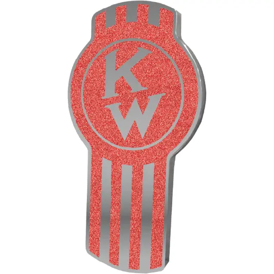 Kenworth Emblem Old Style Red Metallic 481 1