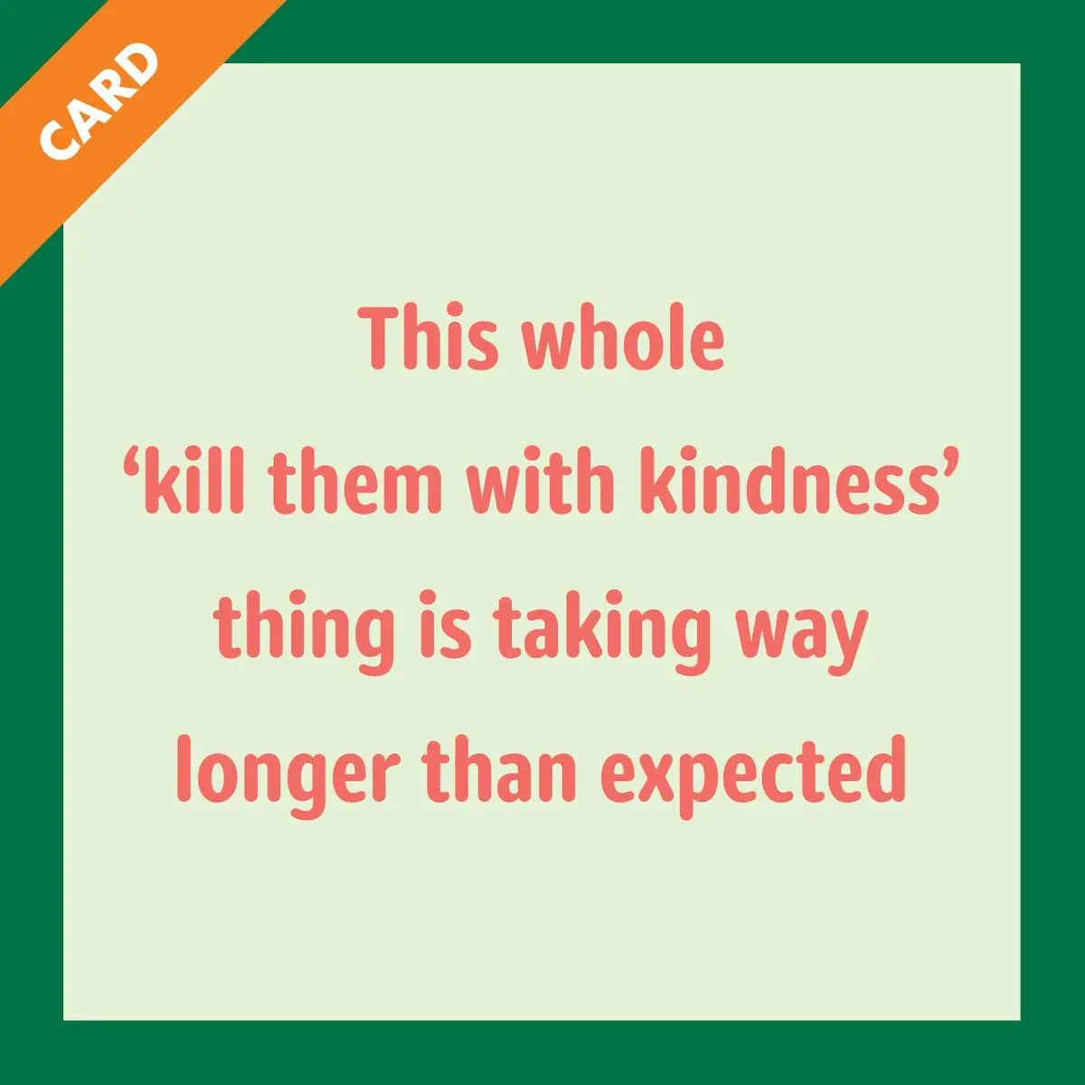 Card Kindess | Funny Party Gift | Kitsch Greeting Cards 1