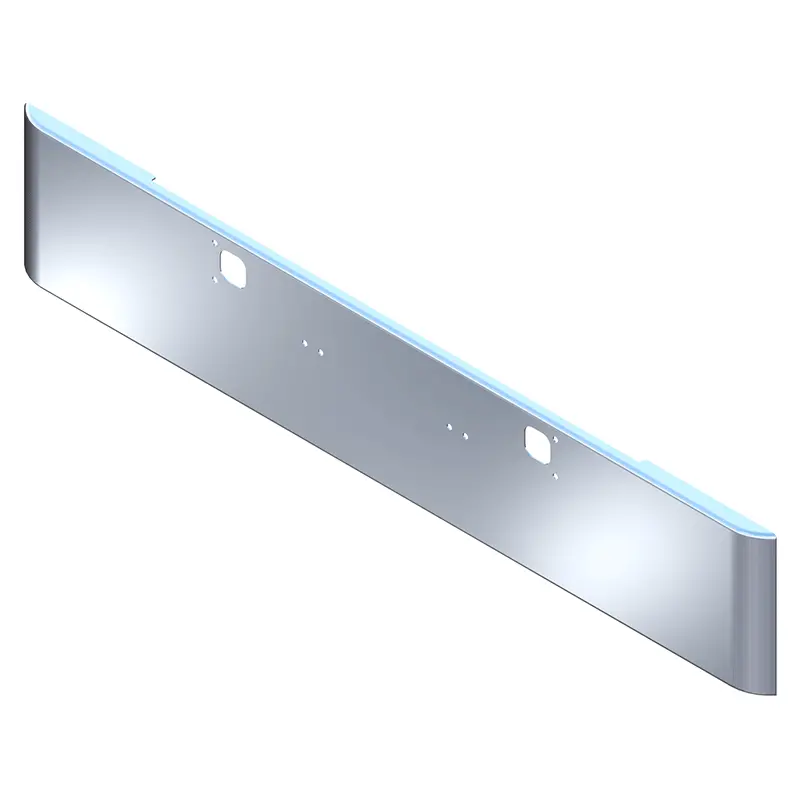 E-Fd-0010-06 18'' Kw A Model Rolled End Bumper  W/Tow & Bolt Holes 1