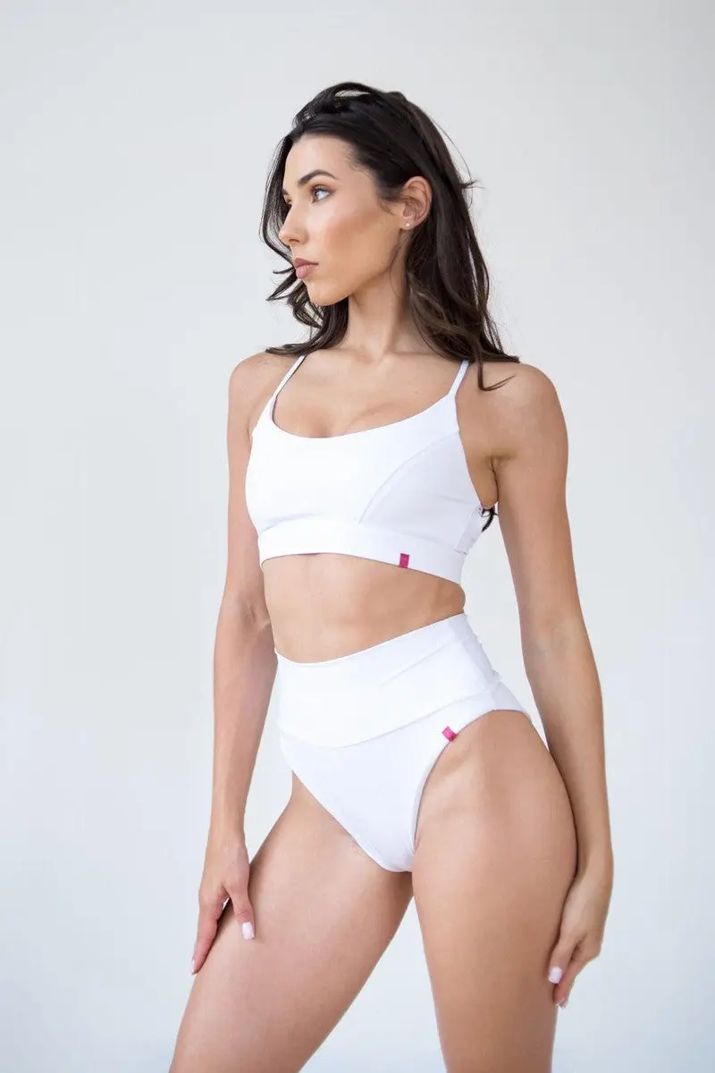 Pole Addict Femme Shorts - White 1