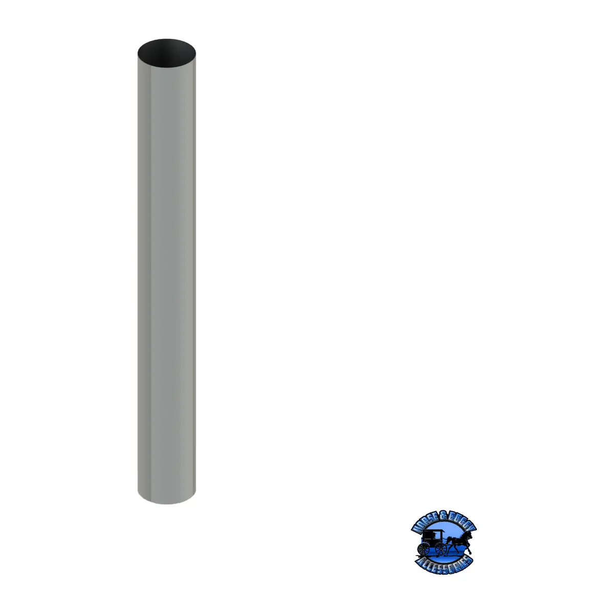 406A-024-1103 6"X24" Flat Top Exhaust Stack 1