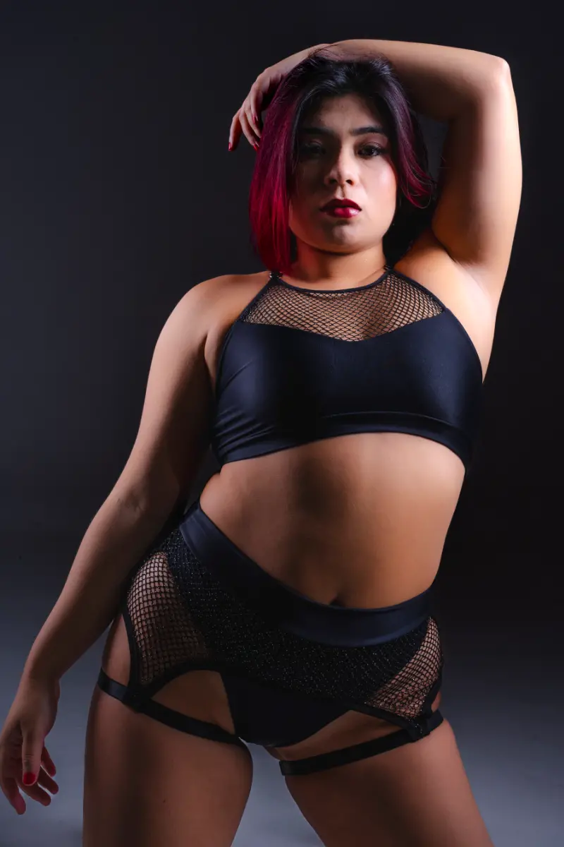 Sorte Frisson Top - Black 1