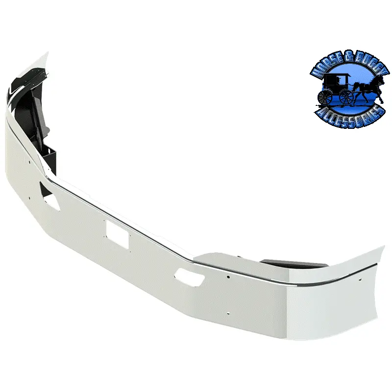 #Fv-0010-709-V4 16" Kw T680 Set Back Axle Bumper (Bolt & Tow, Radar Holes) (Gullwing) 1