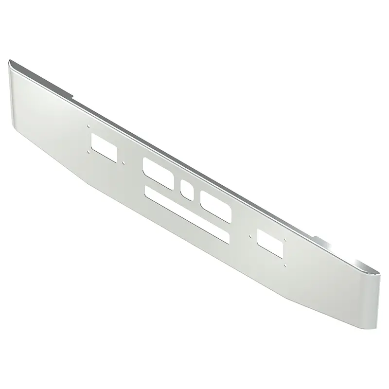 E-Gc-0011-02 16'' Mack R-600 R-7 Standand Tapered Bumper W/ Bolt/Tow/Step/Air Dam Holes 1