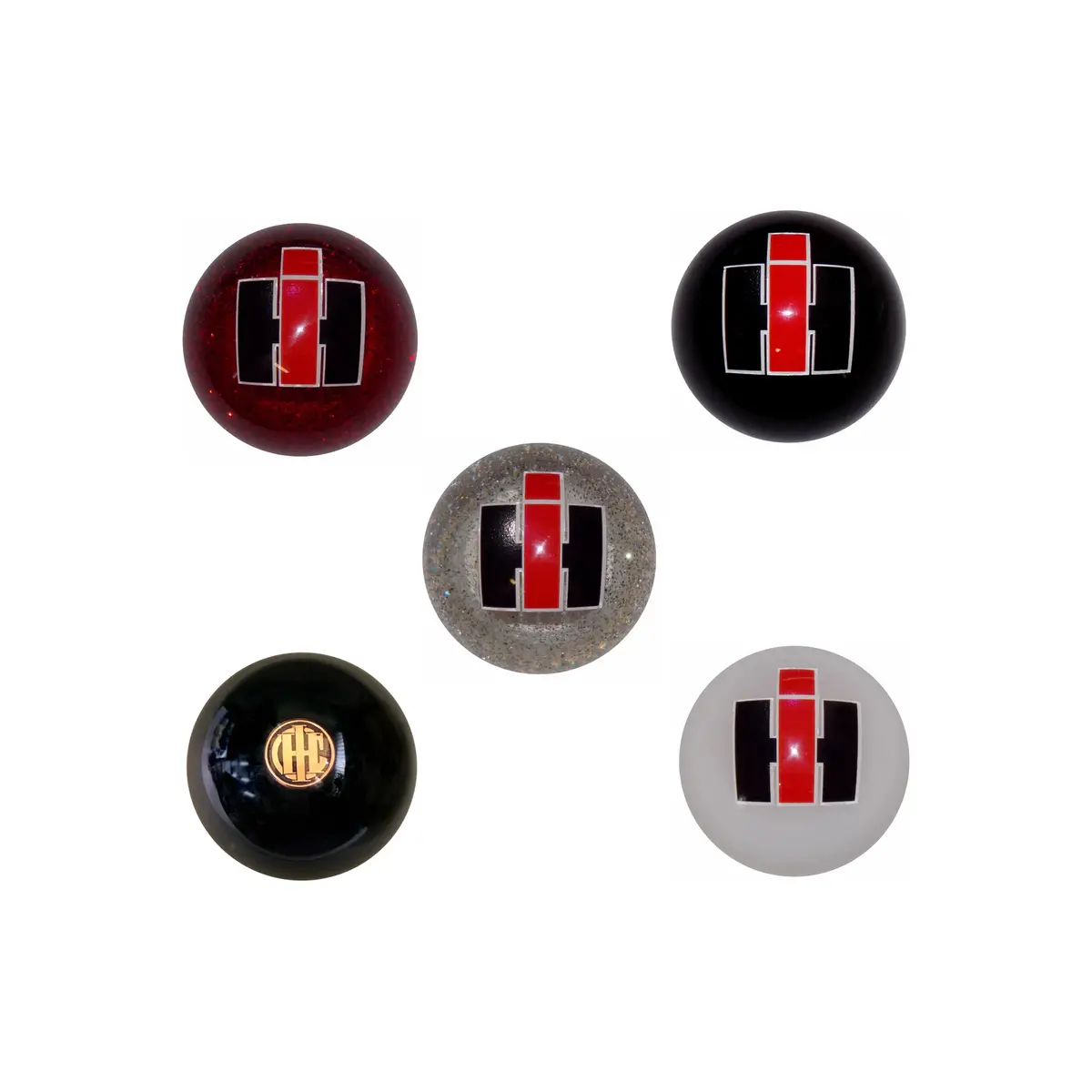 Ih Emblem Brake Knobs (5/8"-11 Female Threads) Twisted Shifterz (Choose Color) 1