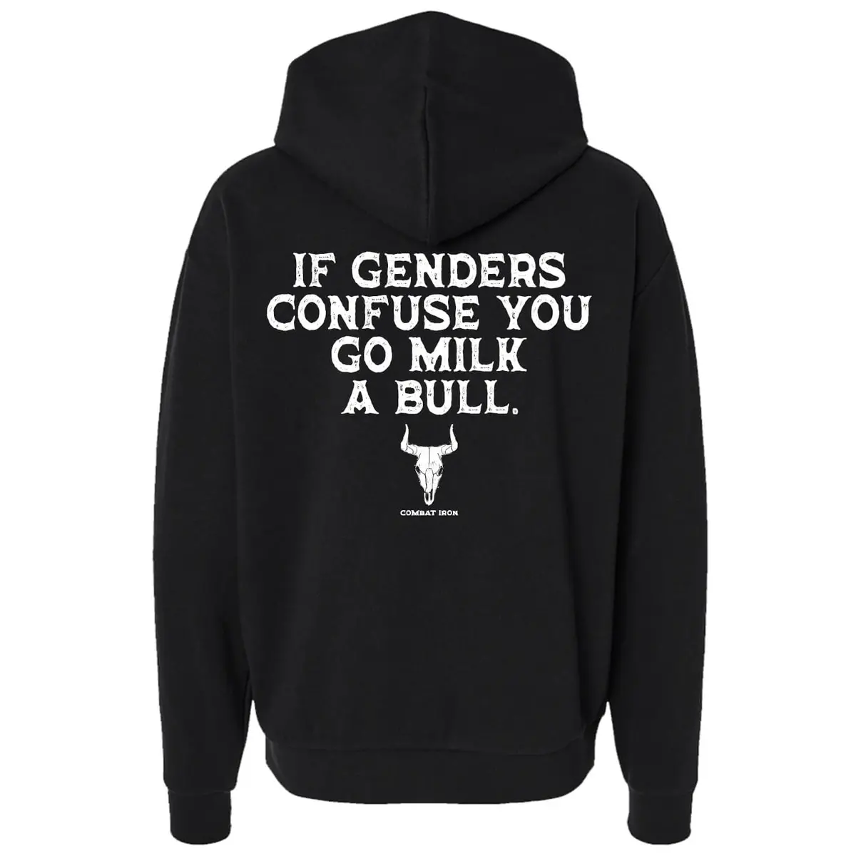 If Genders Confuse You, Go Milk A Bull Men's Hoodie 1