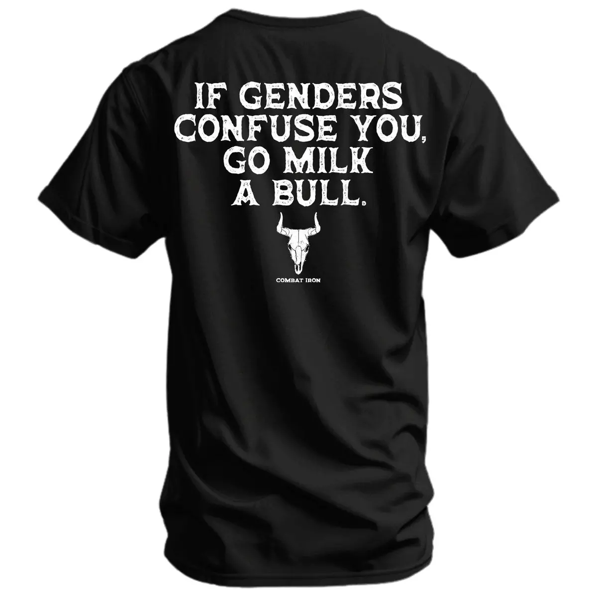If Genders Confuse You, Go Milk A Bull Men's T-Shirt 1