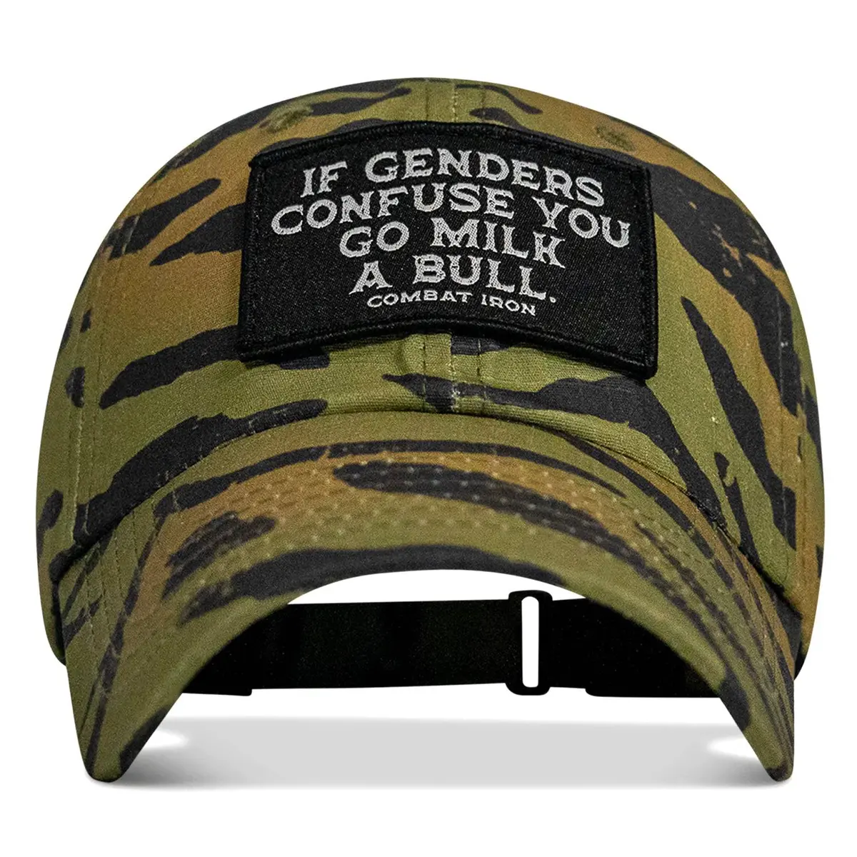 If Genders Confuse You Go Milk A Bull Patch Ripstop Tactical Hat 1