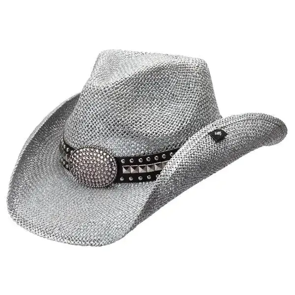 Gila Silver Cowboy Hat By Peter Grimm - Bourbon Cowgirl 1
