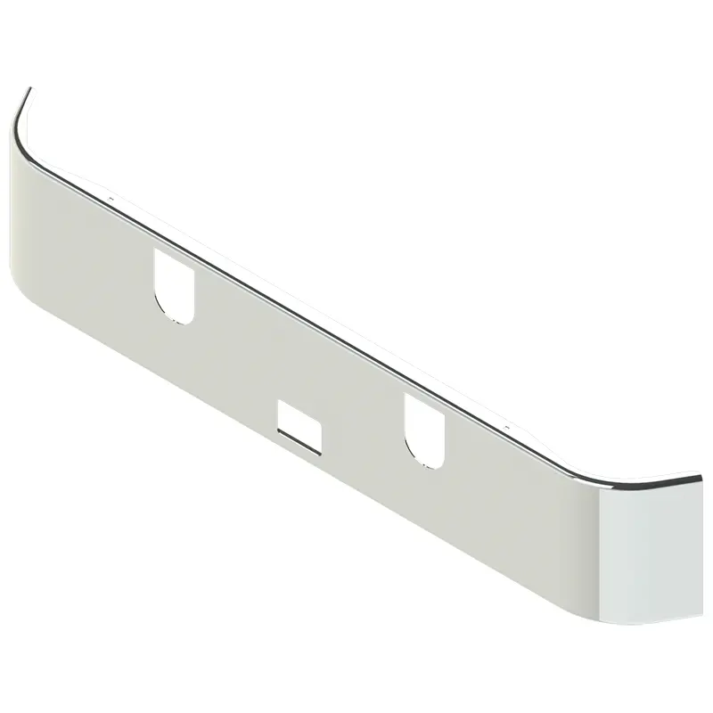 E-Gj-0210-19 16'' Mack Ch Bumper W/Tow & Bolt & Step Hole Set Forward Axle (1994-2004) 1