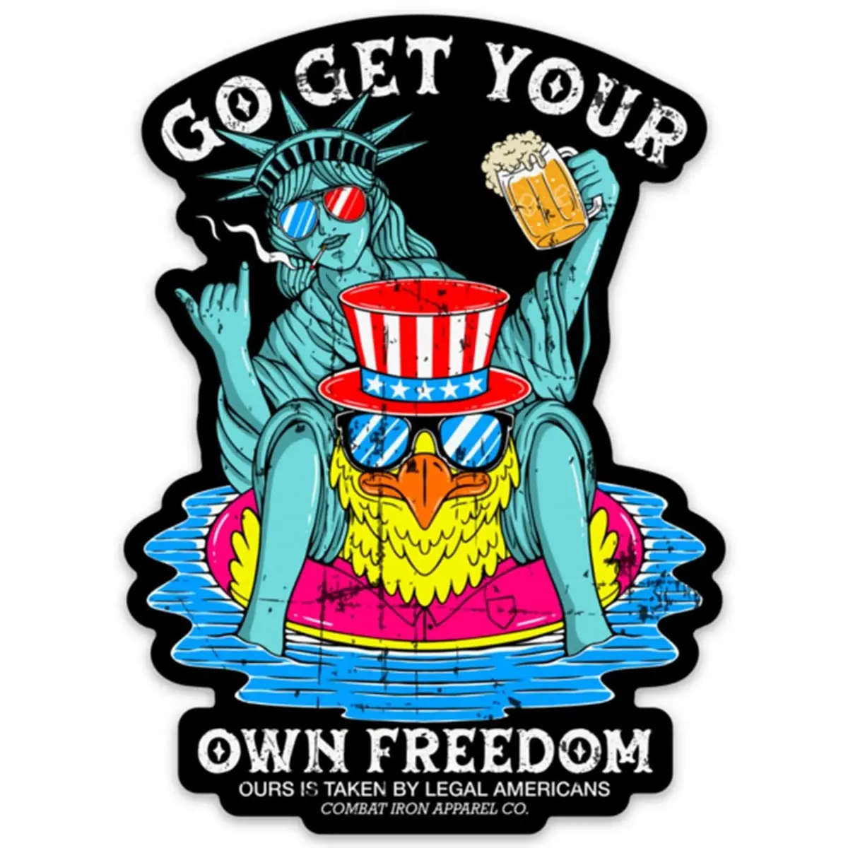 Go Get Your Own Freedom Statue Of Liberty Decal 1