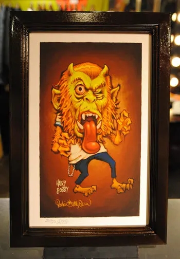 "Hairly Bobby" Giclee Print On Paper *Framed 1