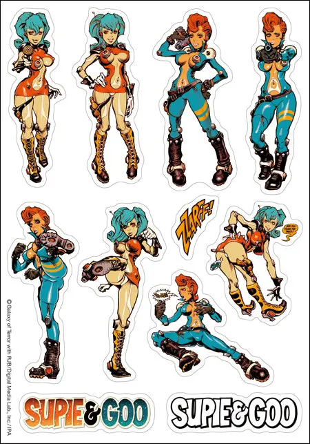 "Supie & Goo" Sticker Sheet 1