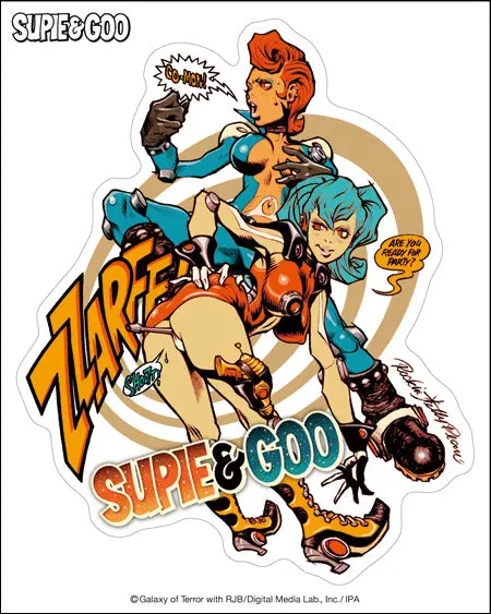 "Are You Ready?" Supie & Goo Sticker 1