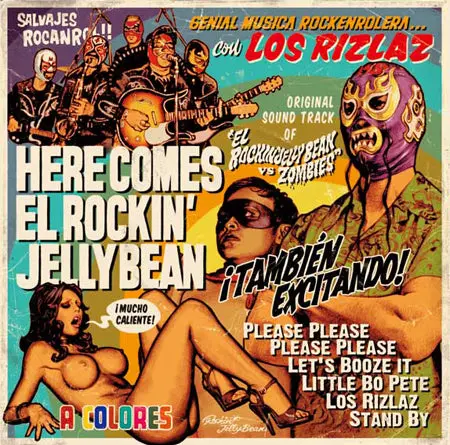 "Here Comes El Rockin' Jelly Bean" / Los Rizlaz (Cd) 1