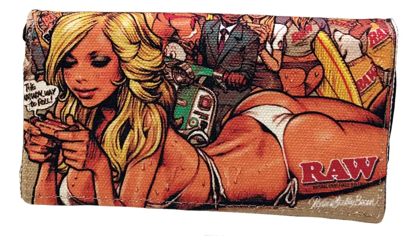 "Raw X Rockin'jelly Bean" Cigarette Pouch 1