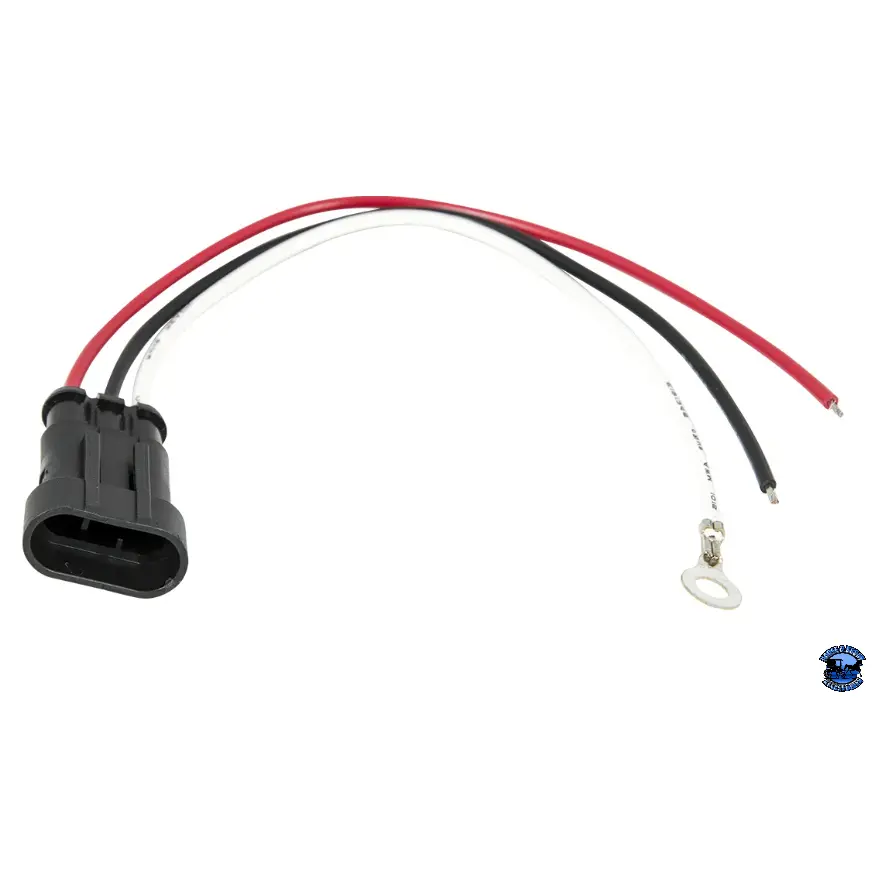 Grand General Male 3 Pin Weatherpack Light Plug 88079 1