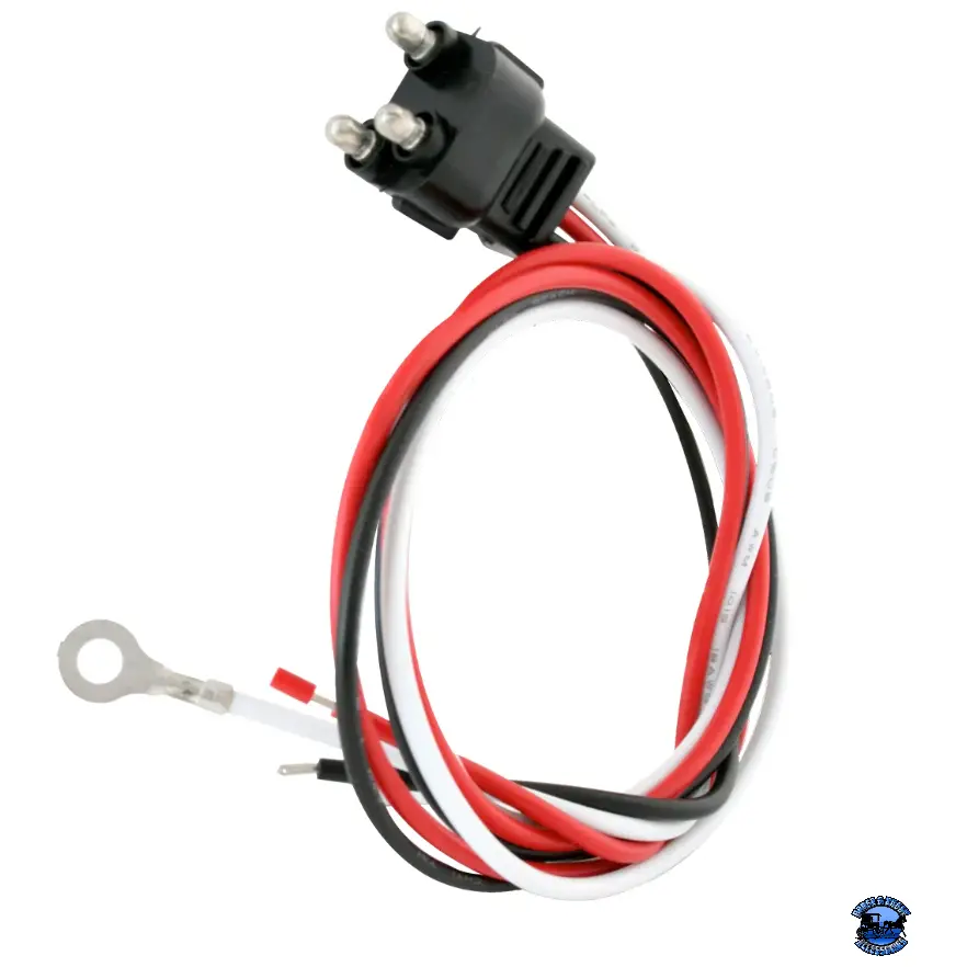 Grand General Straight 3-Prong Light Plug With 24" Lead Wire 80468 1