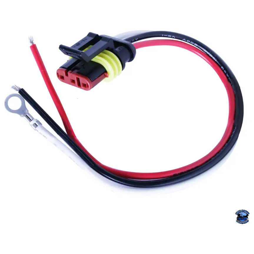 Grand General (Amp Superseal) 3-Pin Light Plug #87368 1