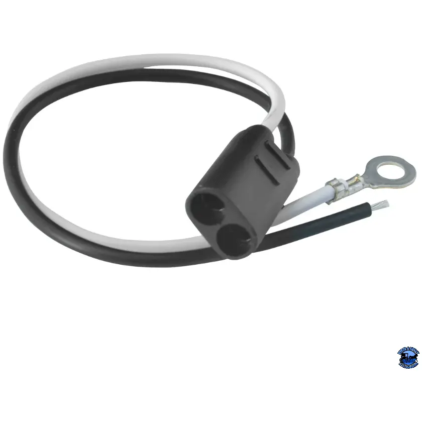 Grand General Double Female Bullet Light Plug With 2 Wires #88105 1