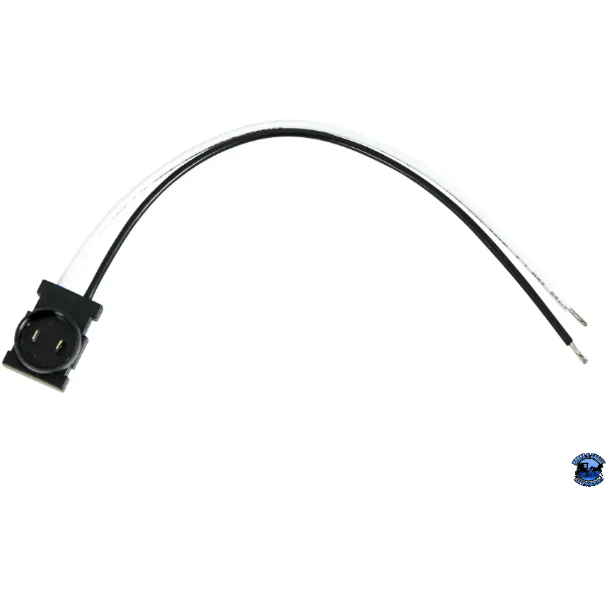 Grand General Round Male 2 Pin To 2 Wire Light Adapter Plug 81006 1