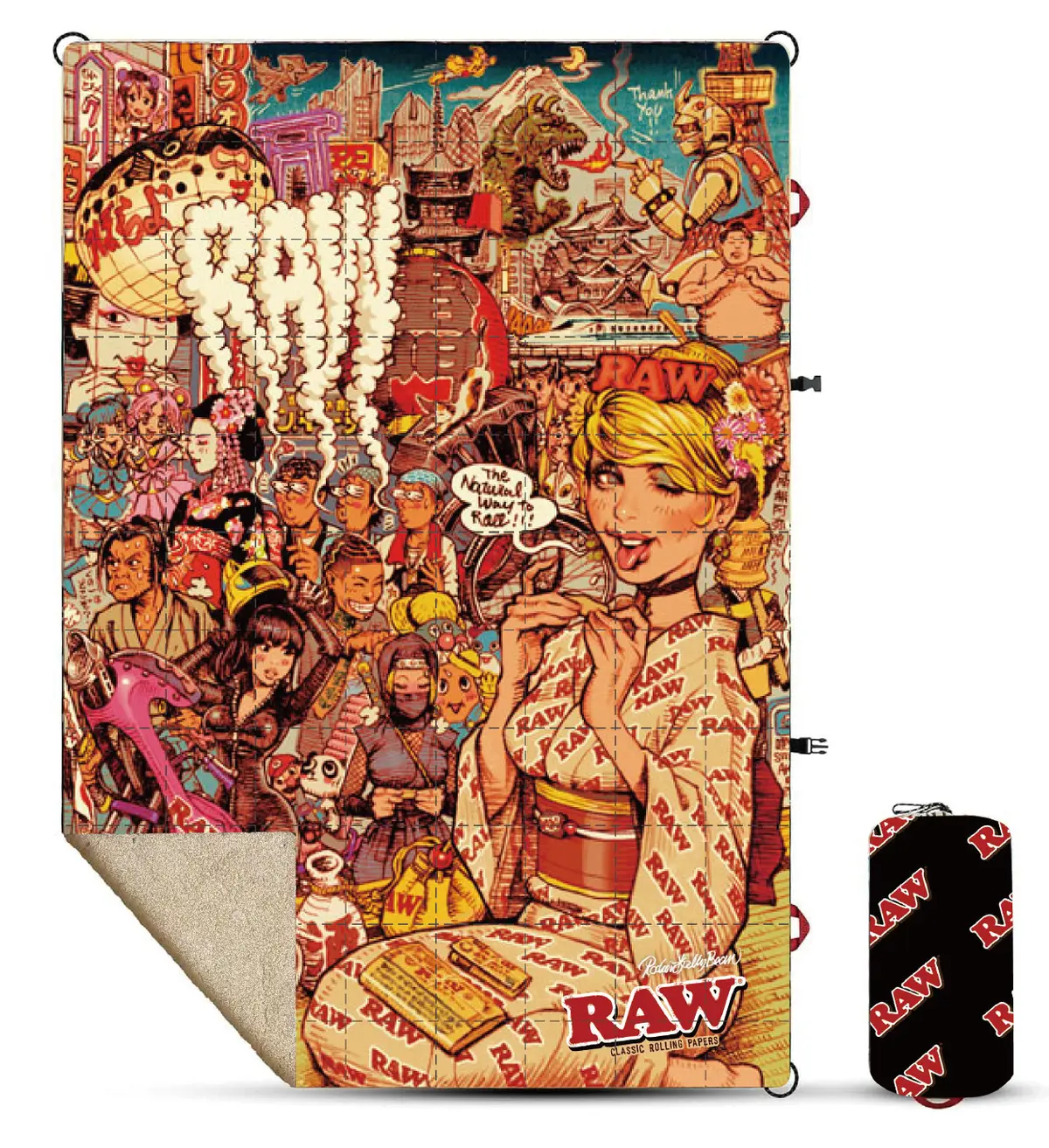 "Raw Girl Japanesque" Ground Sheet 1