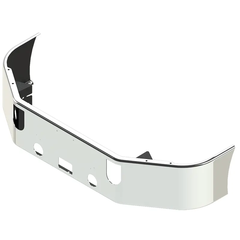 E-Gw-1210-16 16'' Mack Bumper W/Bolt & Tow & Fog Light & Step Hole 1