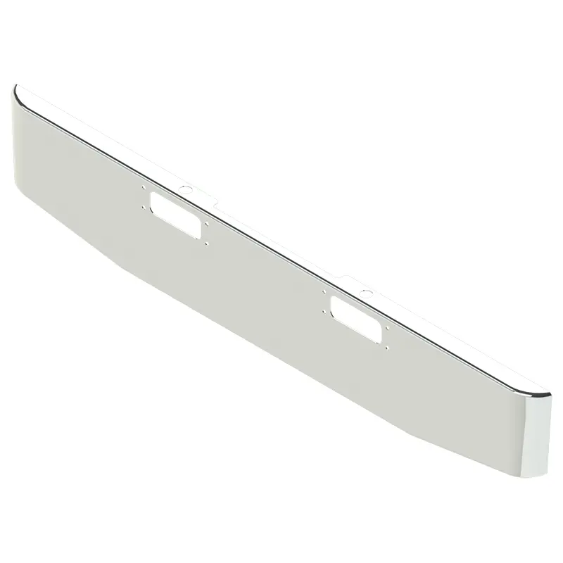 E-Ha-0010-02 16'' Standard Tapered Pete 359 Rolled Bumper W/ 2 Tow & Bolt Holes 1