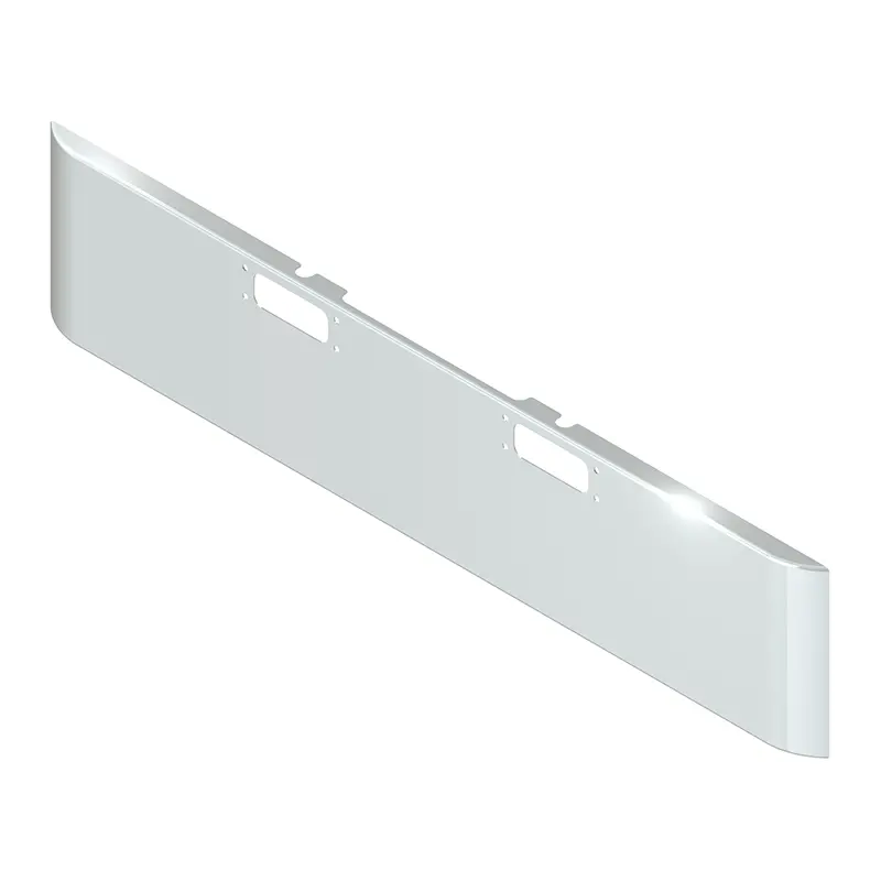 E-Ha-0010-41 20'' Pete 359 Rolled Edge Bumper W/Tow/Bolt Holes (1967-1986) 1