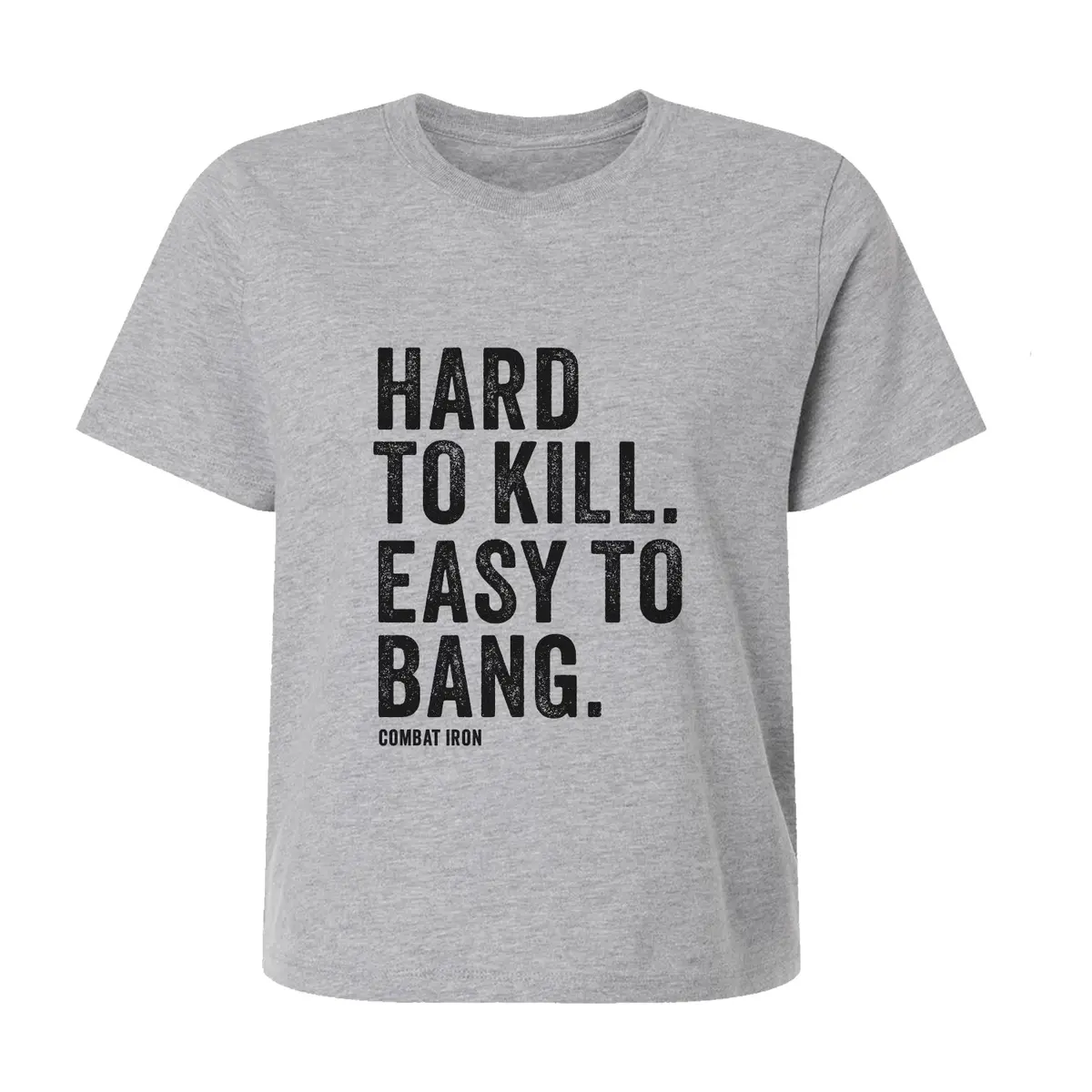 Hard To Kill. Easy To Bang. Women's Crop T-Shirt 2
