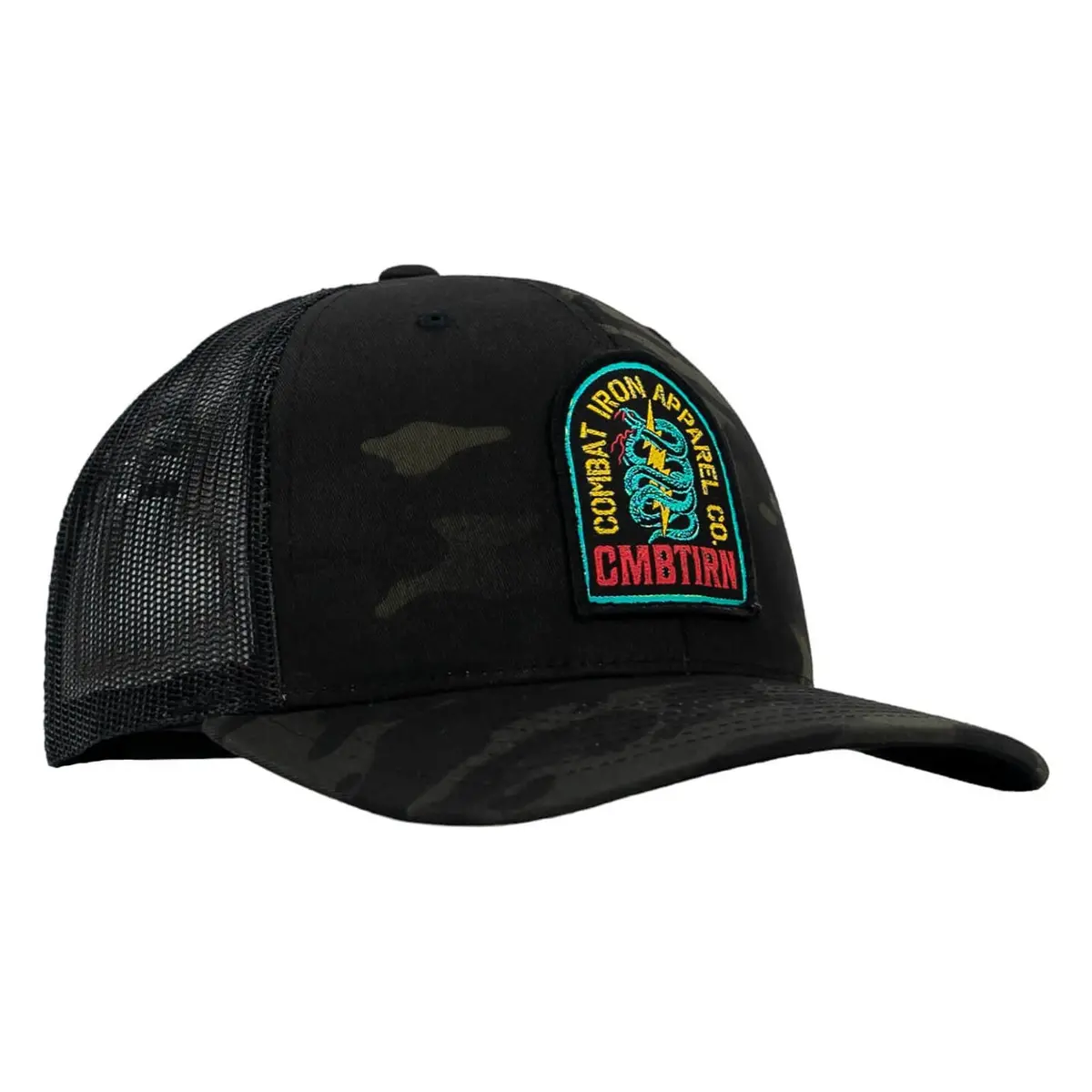 Neon Defender Patch Snapback Hat 2
