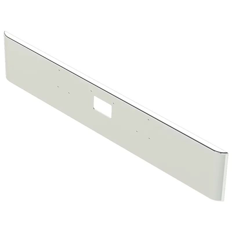 #E-Hc-0010-060 Pete 379  18'' Rolled Bumper W/Tow & Bolt Holes; 10 Gauge 1