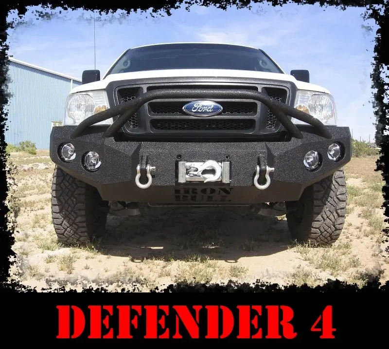 Heavy Duty Grille Guard: Defender 4 1