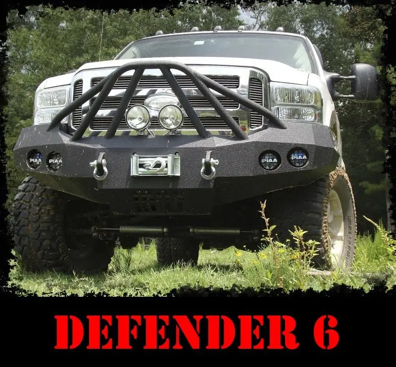 Heavy Duty Grille Guard: Defender 6 1