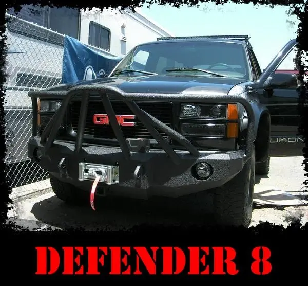 Heavy Duty Grille Guard: Defender 8 1