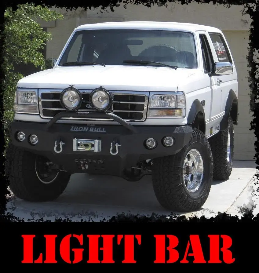 Heavy Duty Grille Guard: Light Bar 1