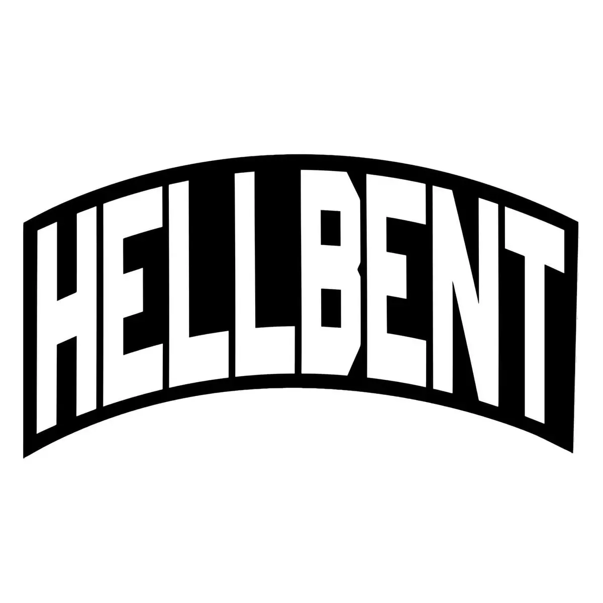 Hellbent Arched Decal 1