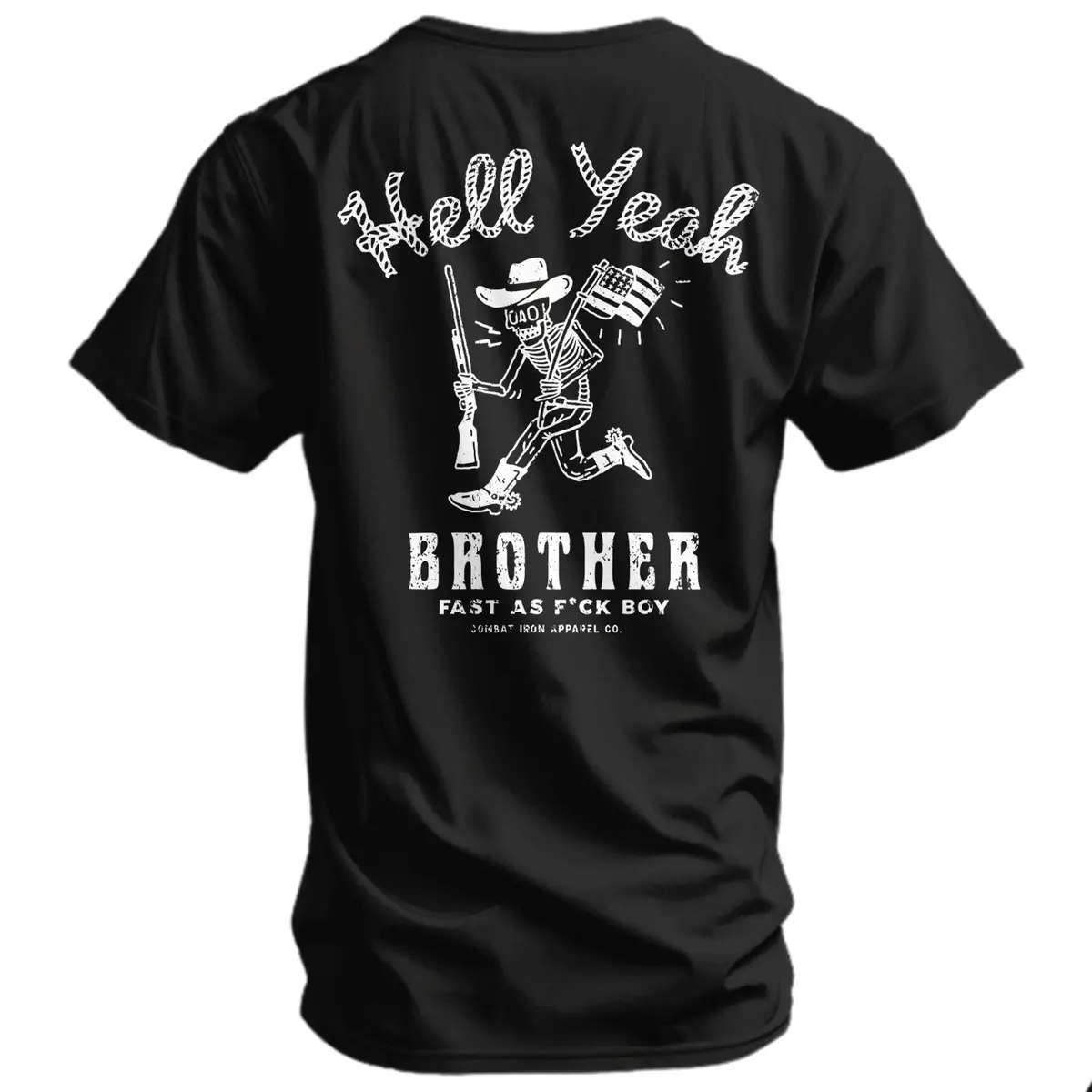 Hell Yeah Brother Cowboy Men's T-Shirt 1