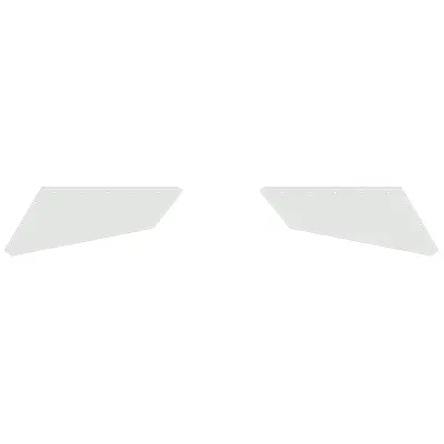 #Hg-Vp-Ss Stainless Steel Top Plates For Hg 357 Logger, 378 Set Back Axle 1