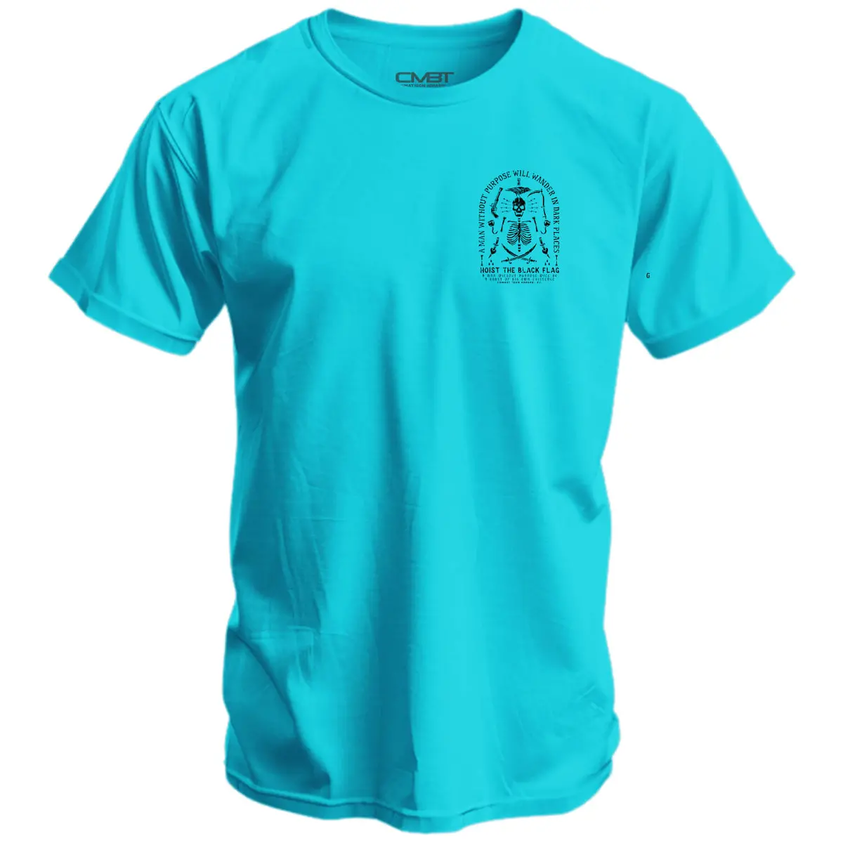 Hoist The Black Flag Skull & Bones Men's T-Shirt 25
