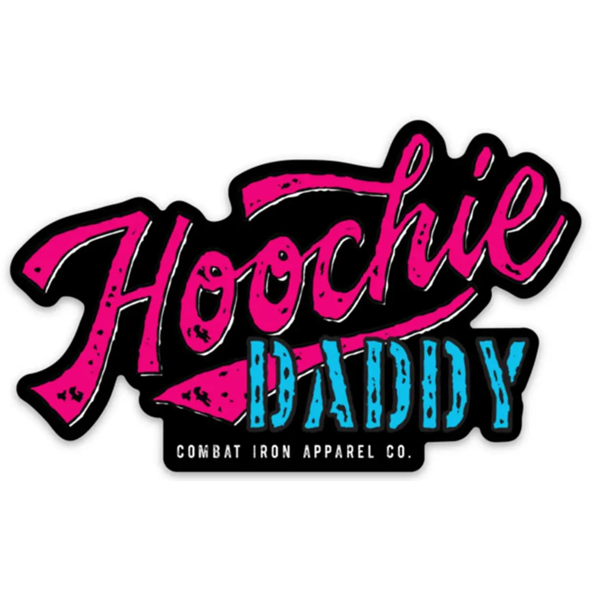 Hoochie Daddy Neon Decal 1