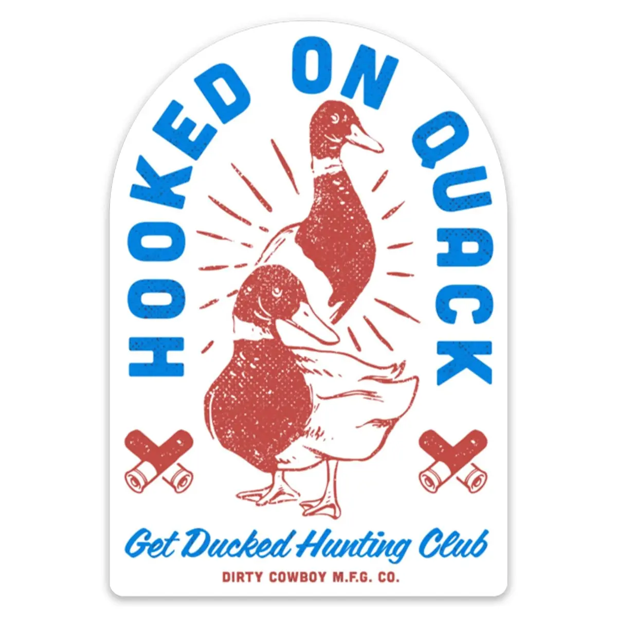 Hooked On Quack Duck Hunter Edition Decal 1